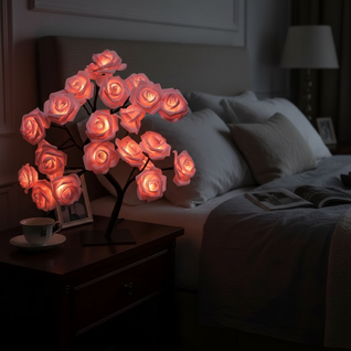 LED Rose Blossom Lamp